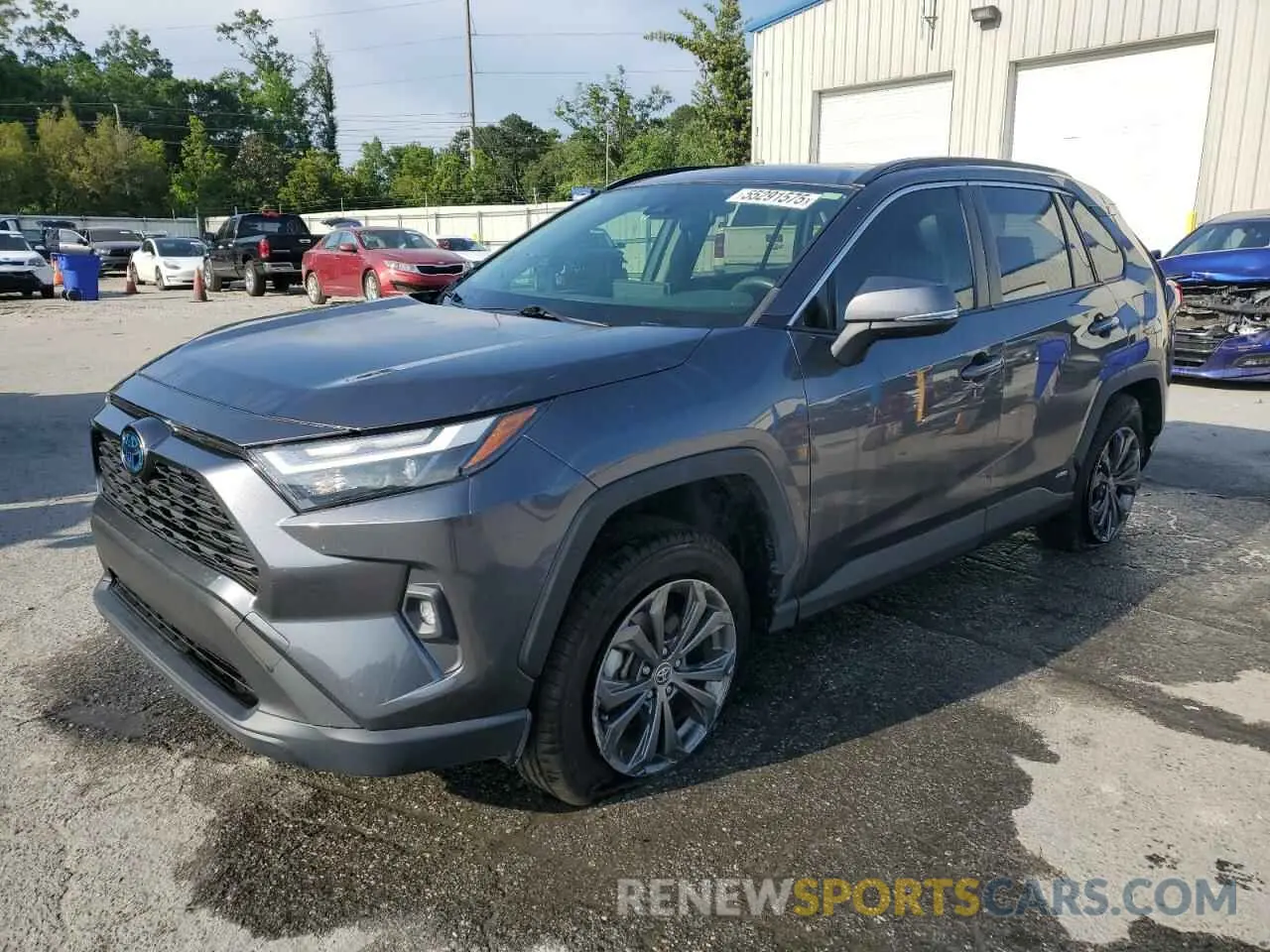 1 Photograph of a damaged car JTMB6RFV7ND074451 TOYOTA RAV4 2022