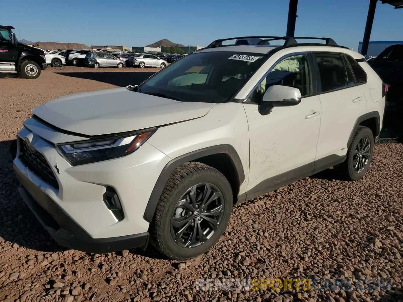 1 Photograph of a damaged car JTMB6RFV9ND533799 TOYOTA RAV4 2022