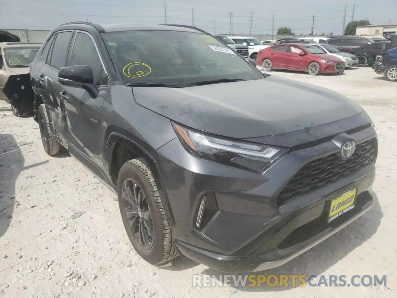1 Фотография поврежденного автомобиля JTME6RFV7ND525553 TOYOTA RAV4 2022