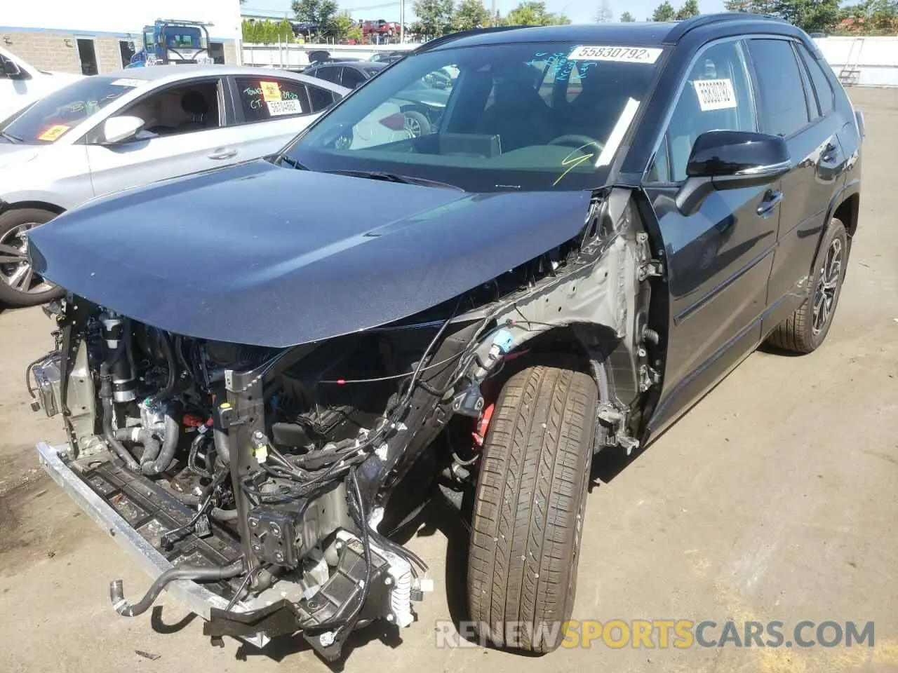 2 Photograph of a damaged car JTMEB3FV1ND082048 TOYOTA RAV4 2022