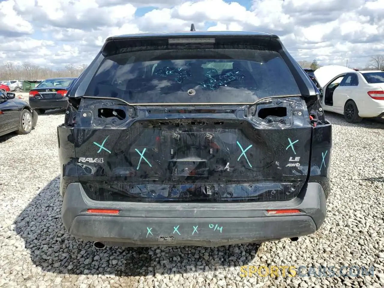 6 Photograph of a damaged car JTMF1RFV7ND089340 TOYOTA RAV4 2022