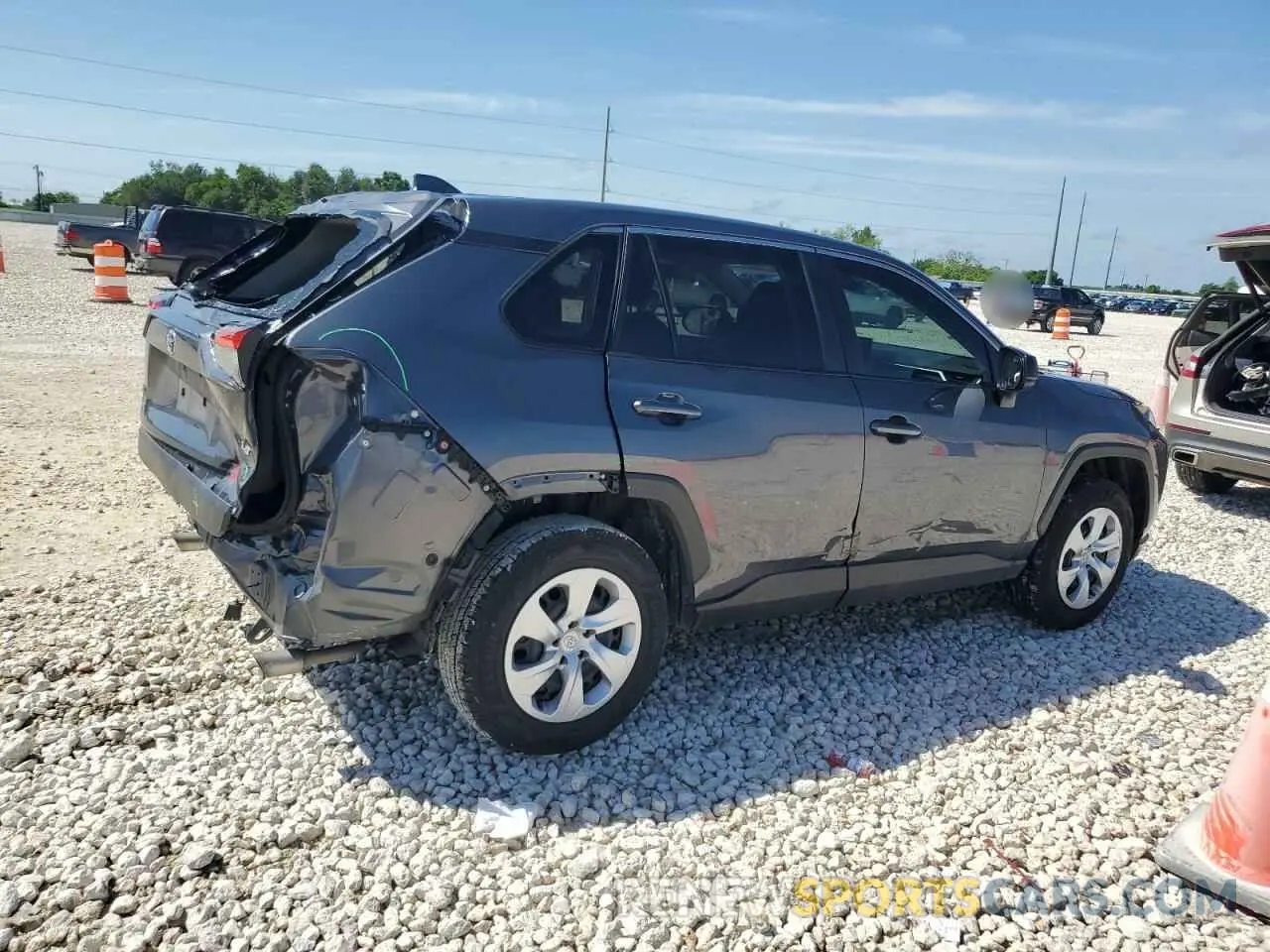 3 Фотография поврежденного автомобиля JTMH1RFV2ND092039 TOYOTA RAV4 2022