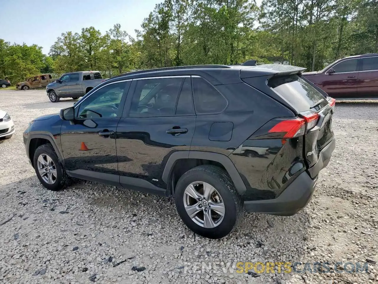 2 Photograph of a damaged car JTMLWRFV4ND565399 TOYOTA RAV4 2022