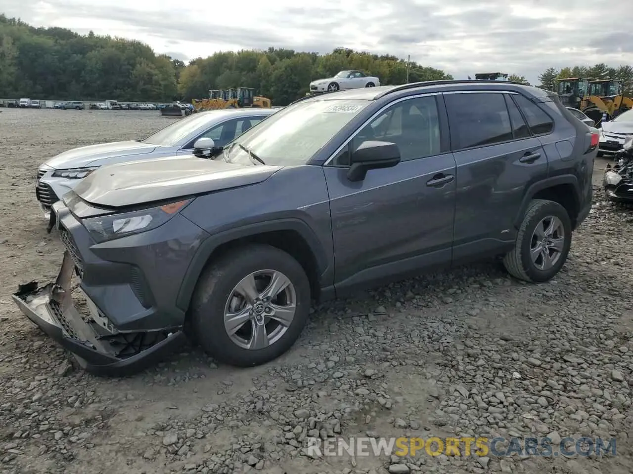 1 Photograph of a damaged car JTMLWRFV8ND158086 TOYOTA RAV4 2022