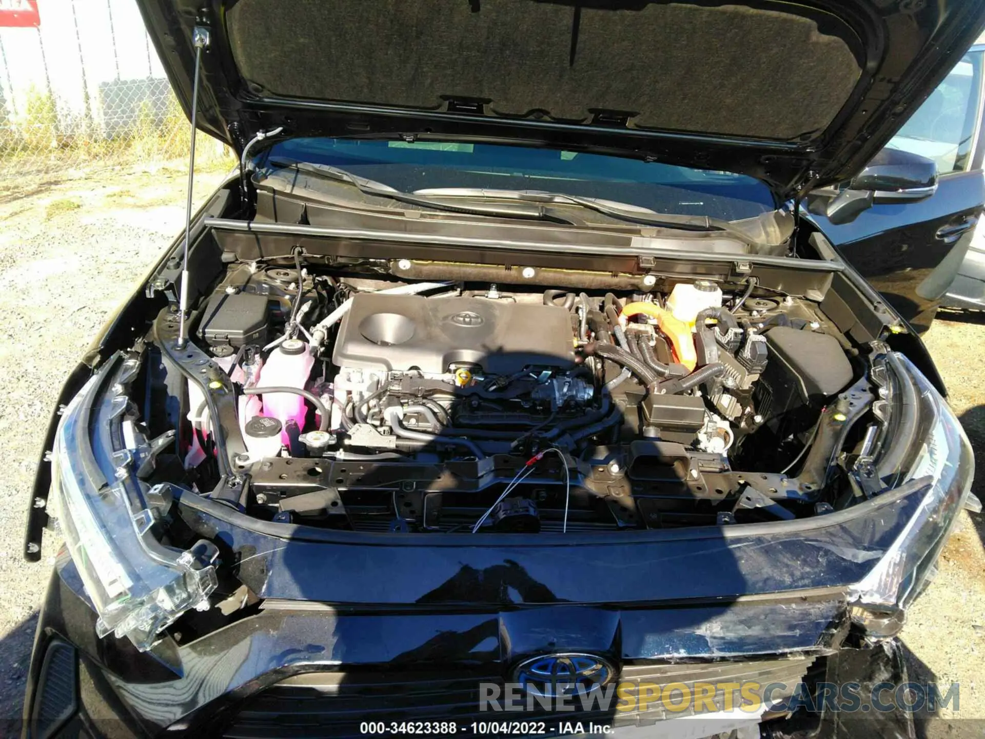 10 Фотография поврежденного автомобиля JTMRWRFV1ND154553 TOYOTA RAV4 2022