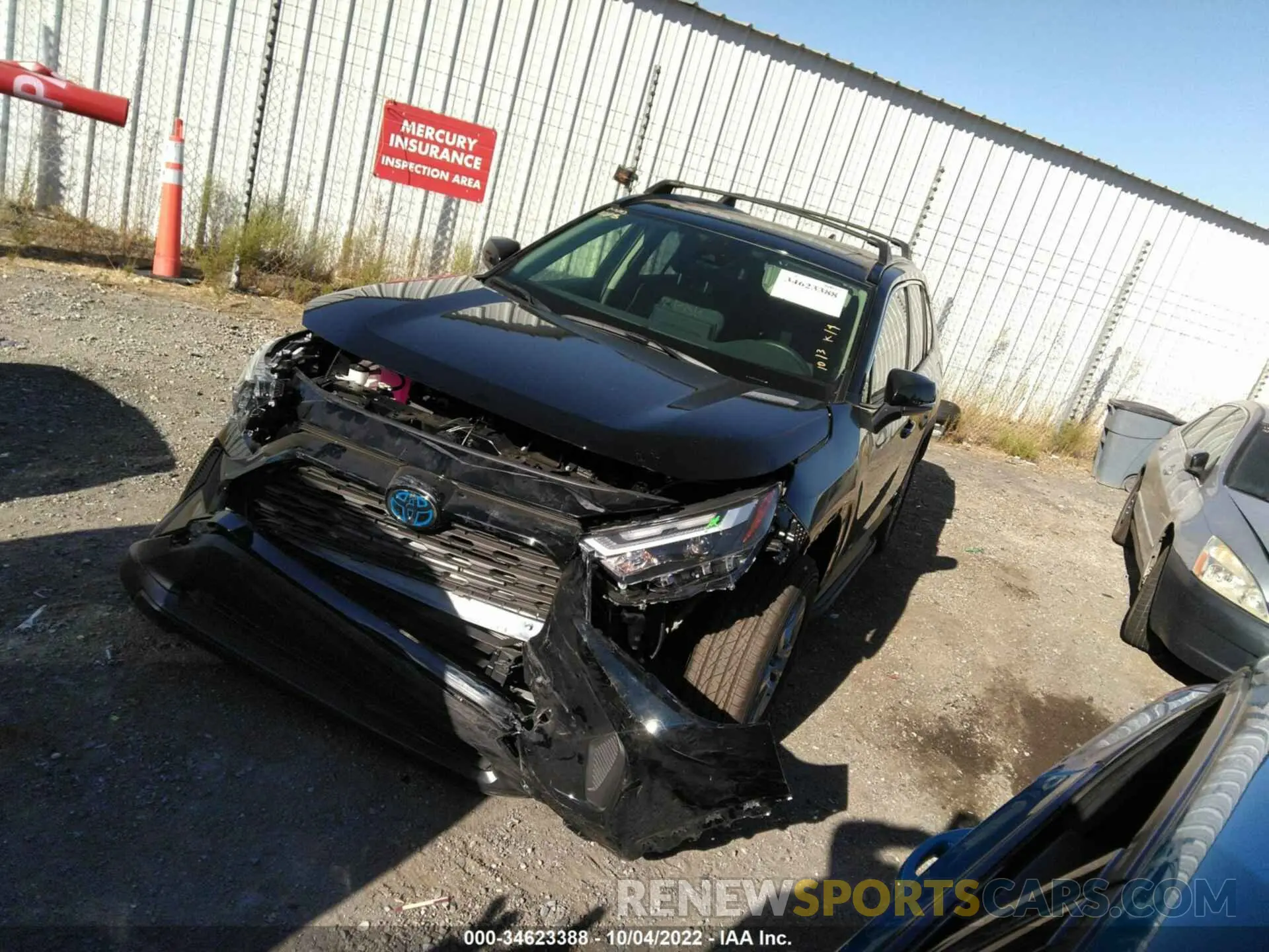 2 Фотография поврежденного автомобиля JTMRWRFV1ND154553 TOYOTA RAV4 2022