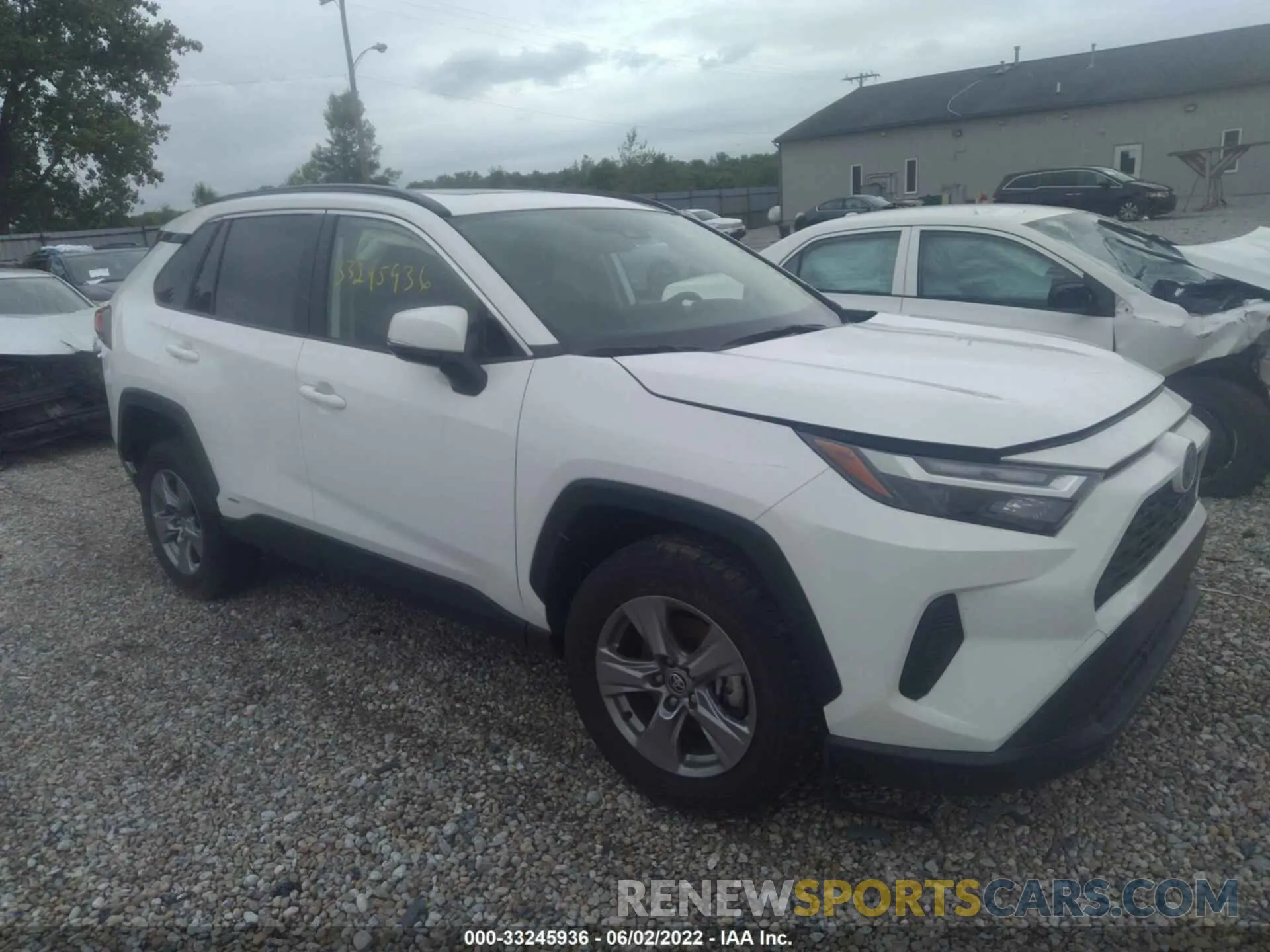 1 Photograph of a damaged car JTMRWRFV2ND562785 TOYOTA RAV4 2022