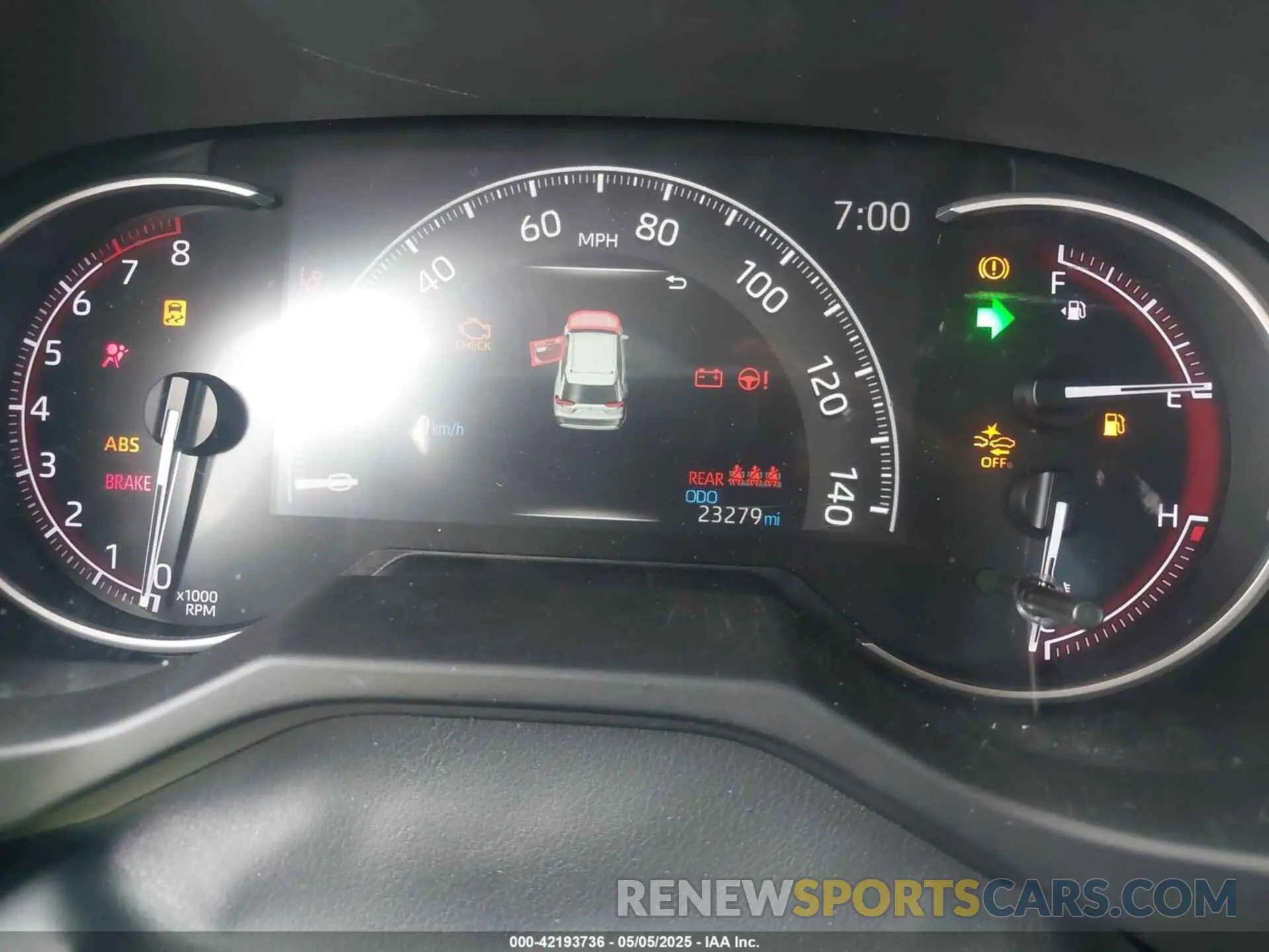 7 Фотография поврежденного автомобиля 2T3A1RFV1PW402415 TOYOTA RAV4 2023