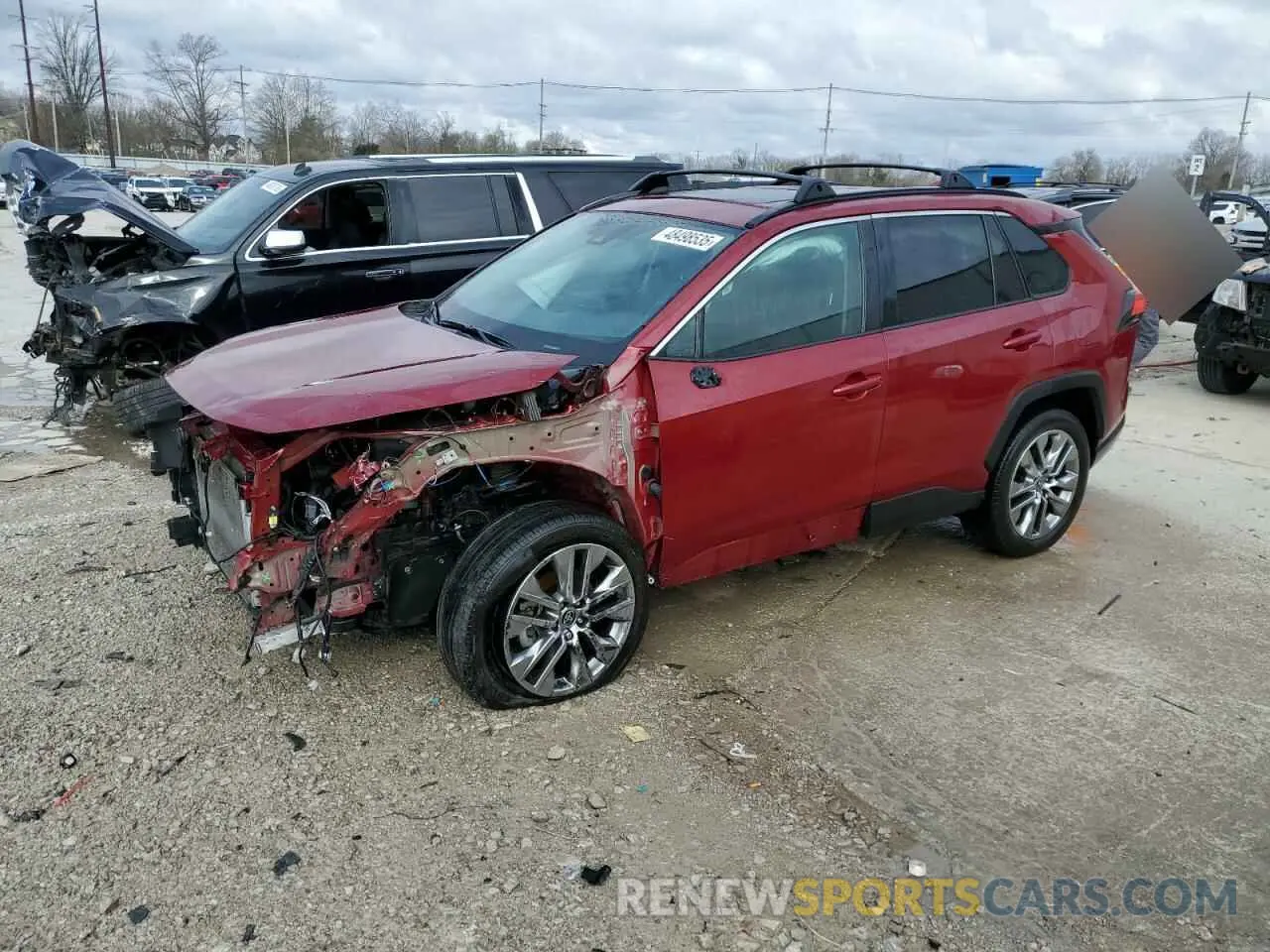 1 Photograph of a damaged car 2T3A1RFV4PW356501 TOYOTA RAV4 2023