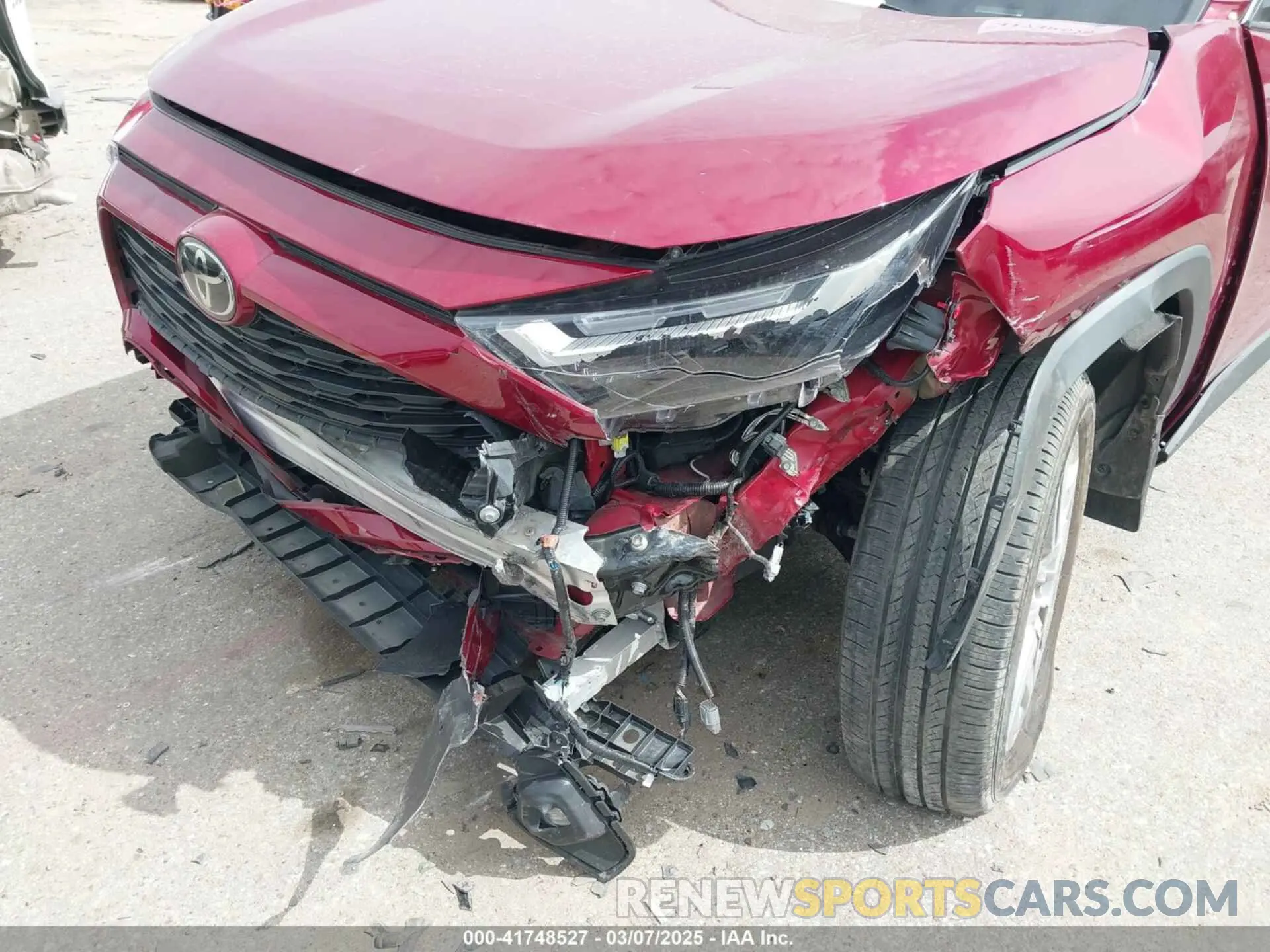 6 Фотография поврежденного автомобиля 2T3C1RFV3PW298213 TOYOTA RAV4 2023