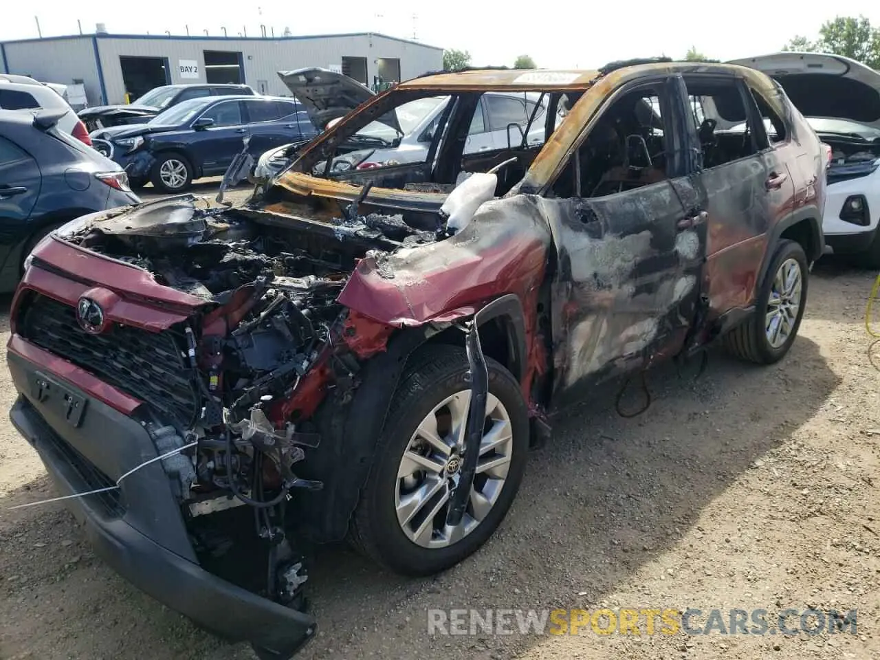 1 Photograph of a damaged car 2T3C1RFV4PW266256 TOYOTA RAV4 2023