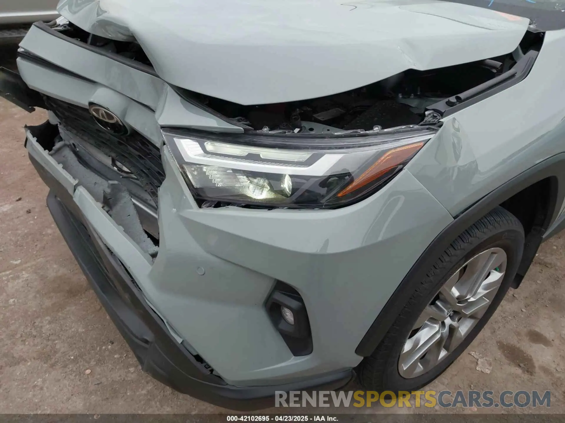 6 Фотография поврежденного автомобиля 2T3C1RFV7PW258622 TOYOTA RAV4 2023