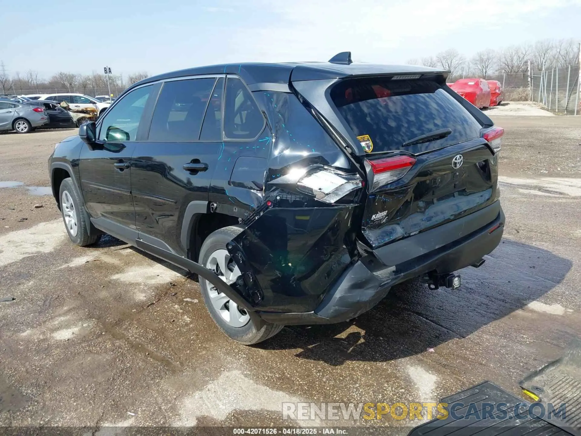3 Photograph of a damaged car 2T3F1RFV4PC332593 TOYOTA RAV4 2023