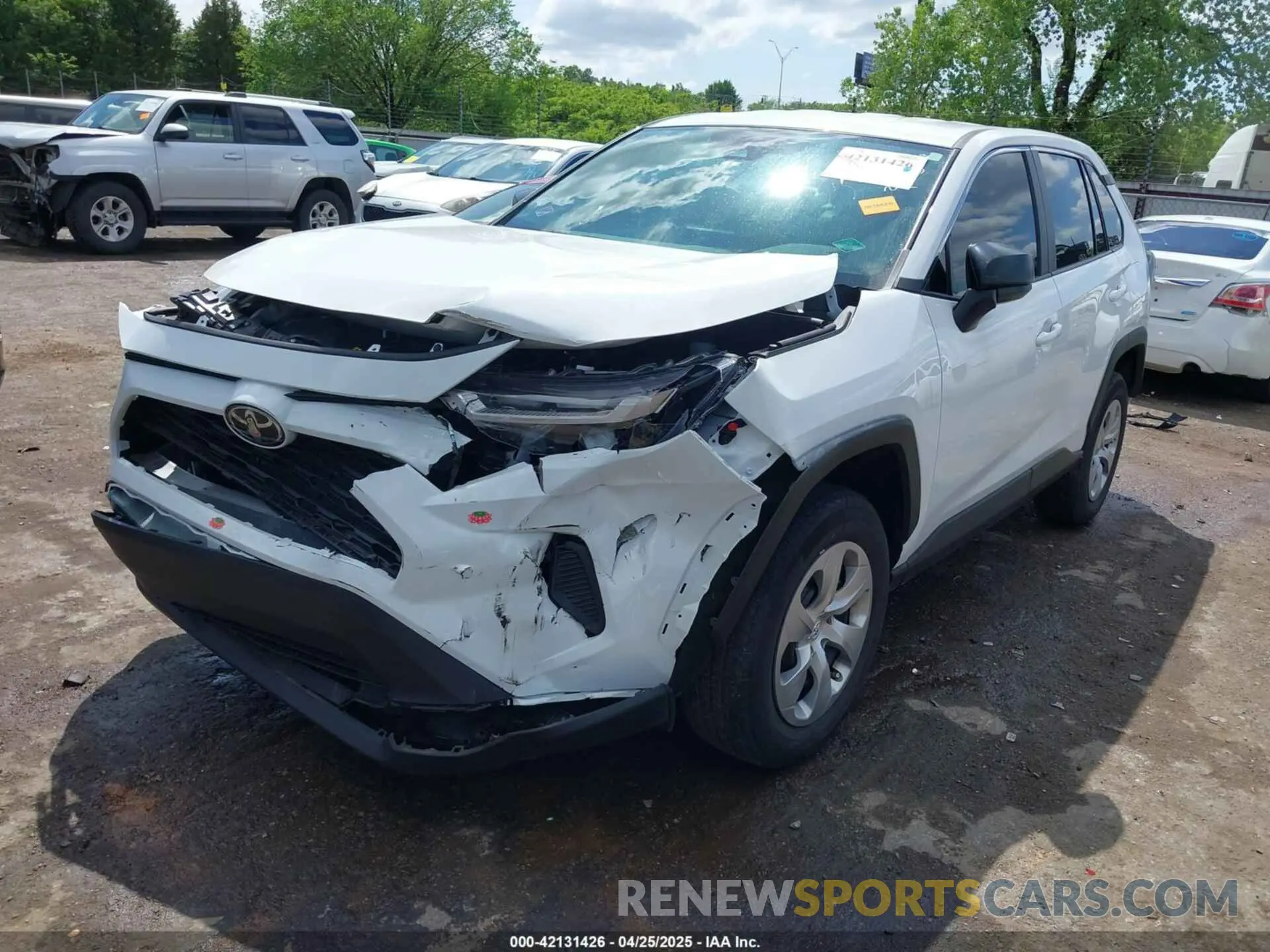 2 Photograph of a damaged car 2T3F1RFV7PW351329 TOYOTA RAV4 2023