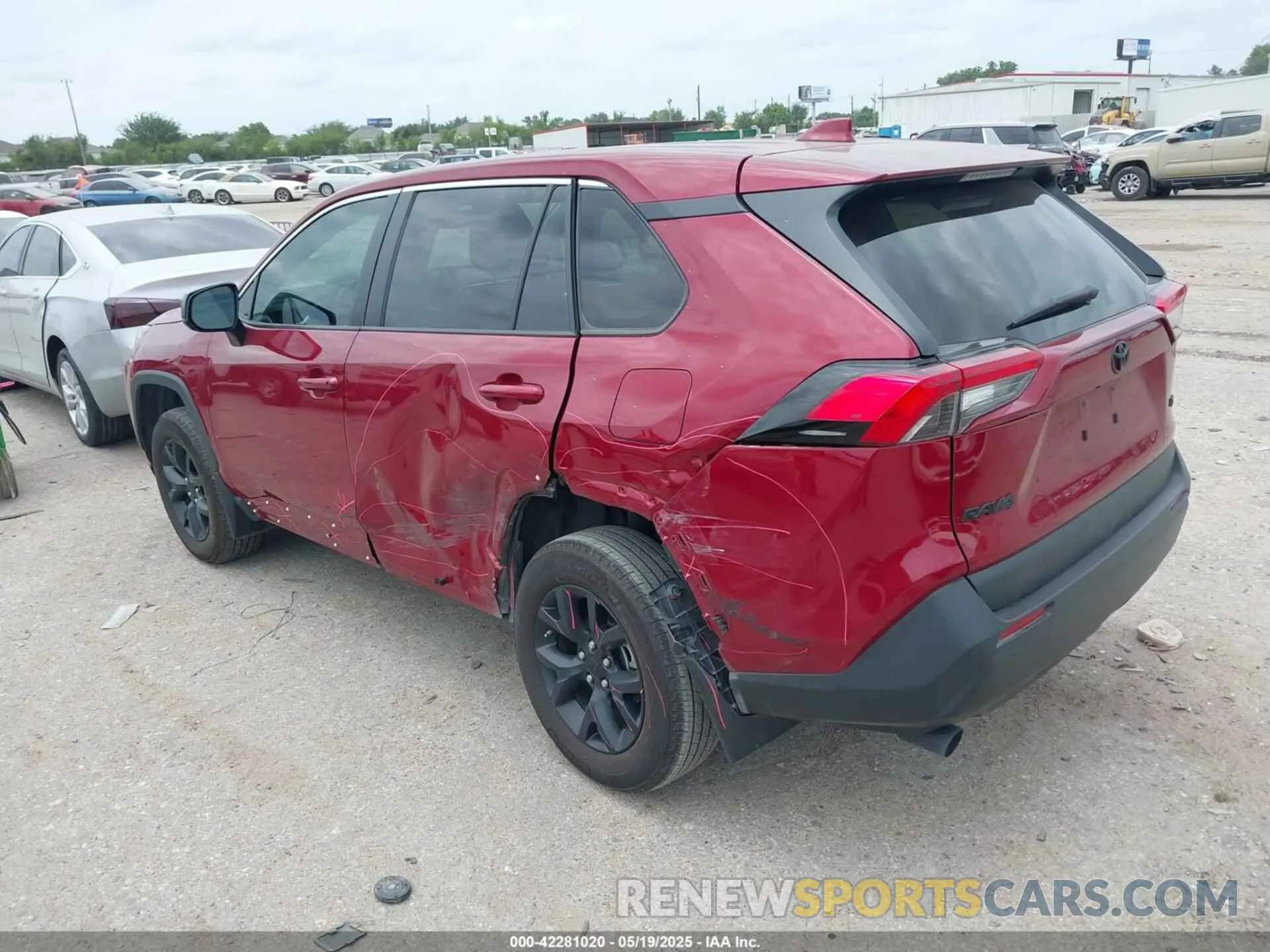 3 Photograph of a damaged car 2T3H1RFV0PW293668 TOYOTA RAV4 2023