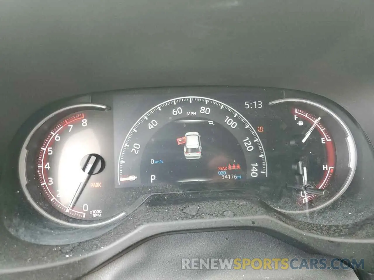 9 Фотография поврежденного автомобиля 2T3H1RFV1PW276555 TOYOTA RAV4 2023