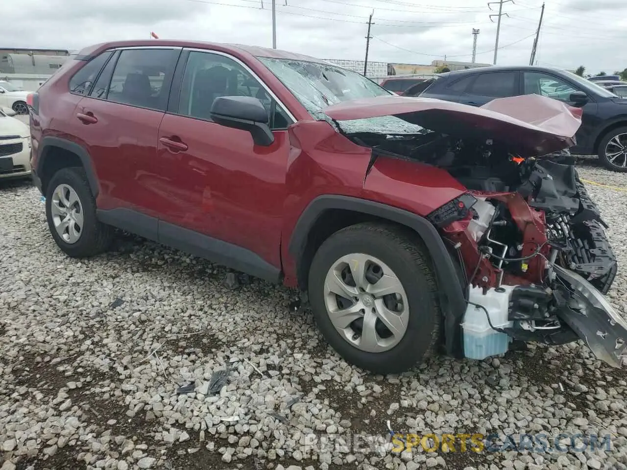 4 Photograph of a damaged car 2T3H1RFV3PW276539 TOYOTA RAV4 2023
