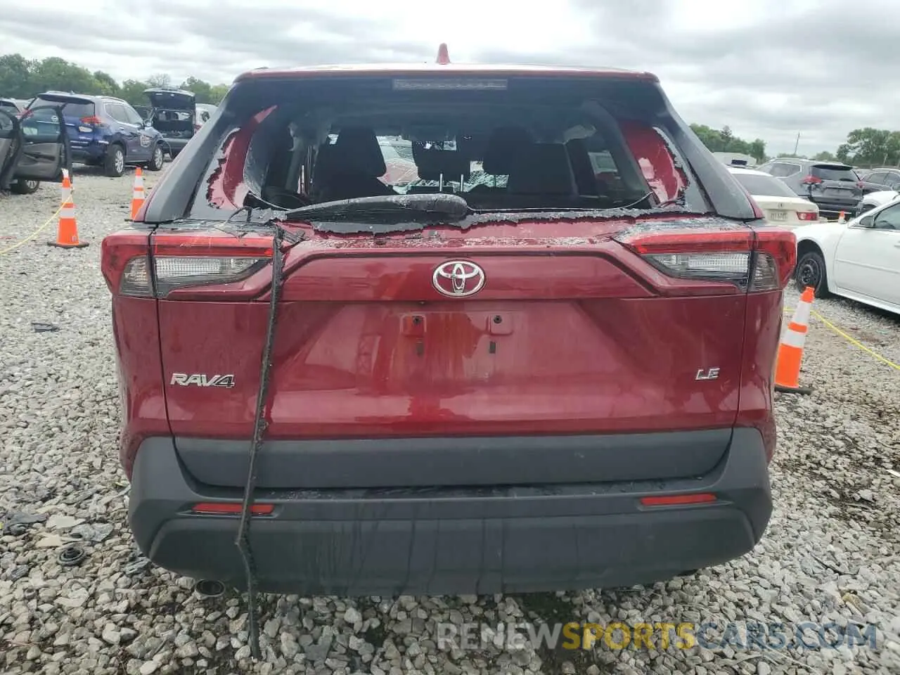 6 Photograph of a damaged car 2T3H1RFV3PW276539 TOYOTA RAV4 2023