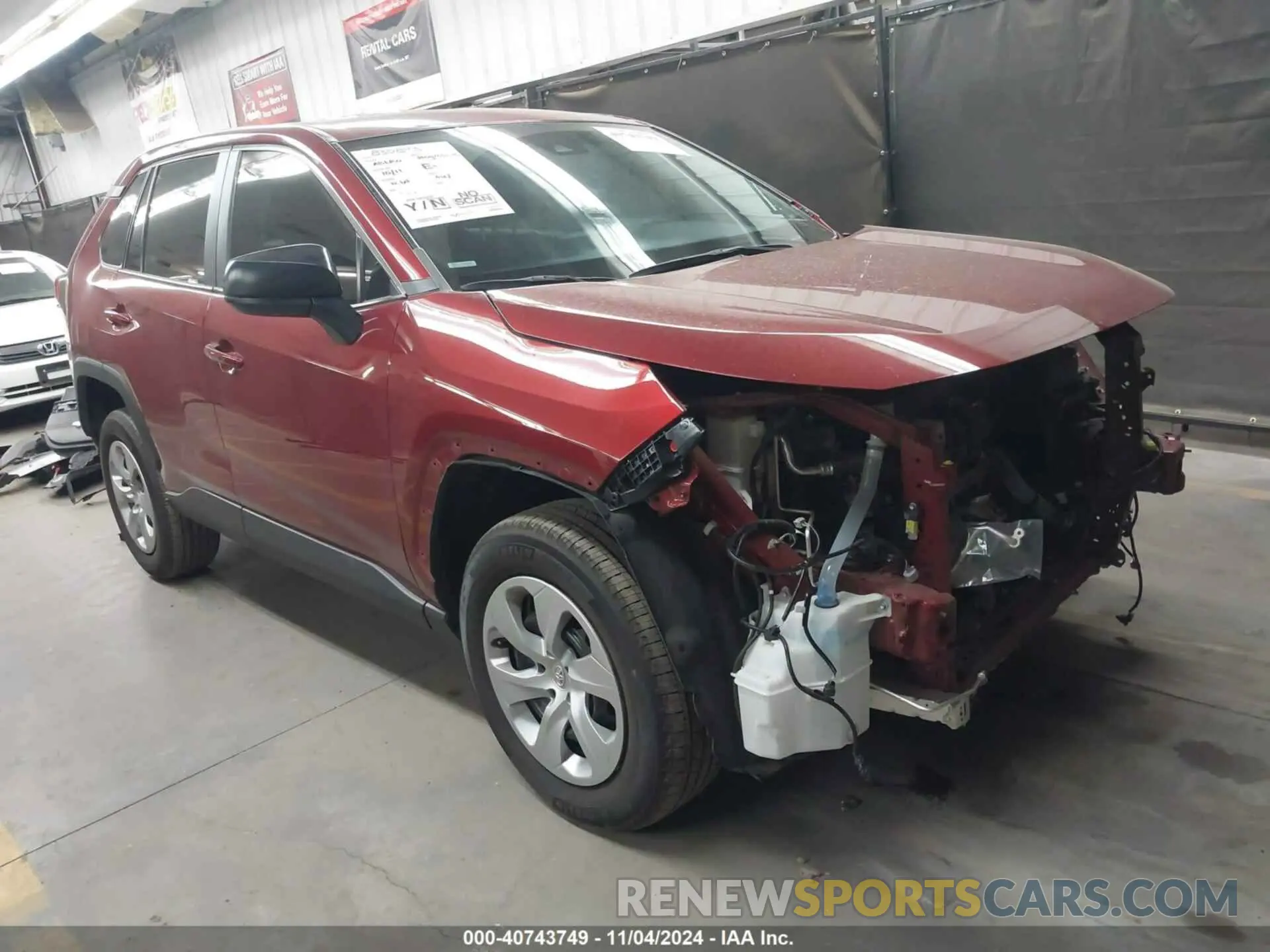 1 Photograph of a damaged car 2T3H1RFVXPW246356 TOYOTA RAV4 2023