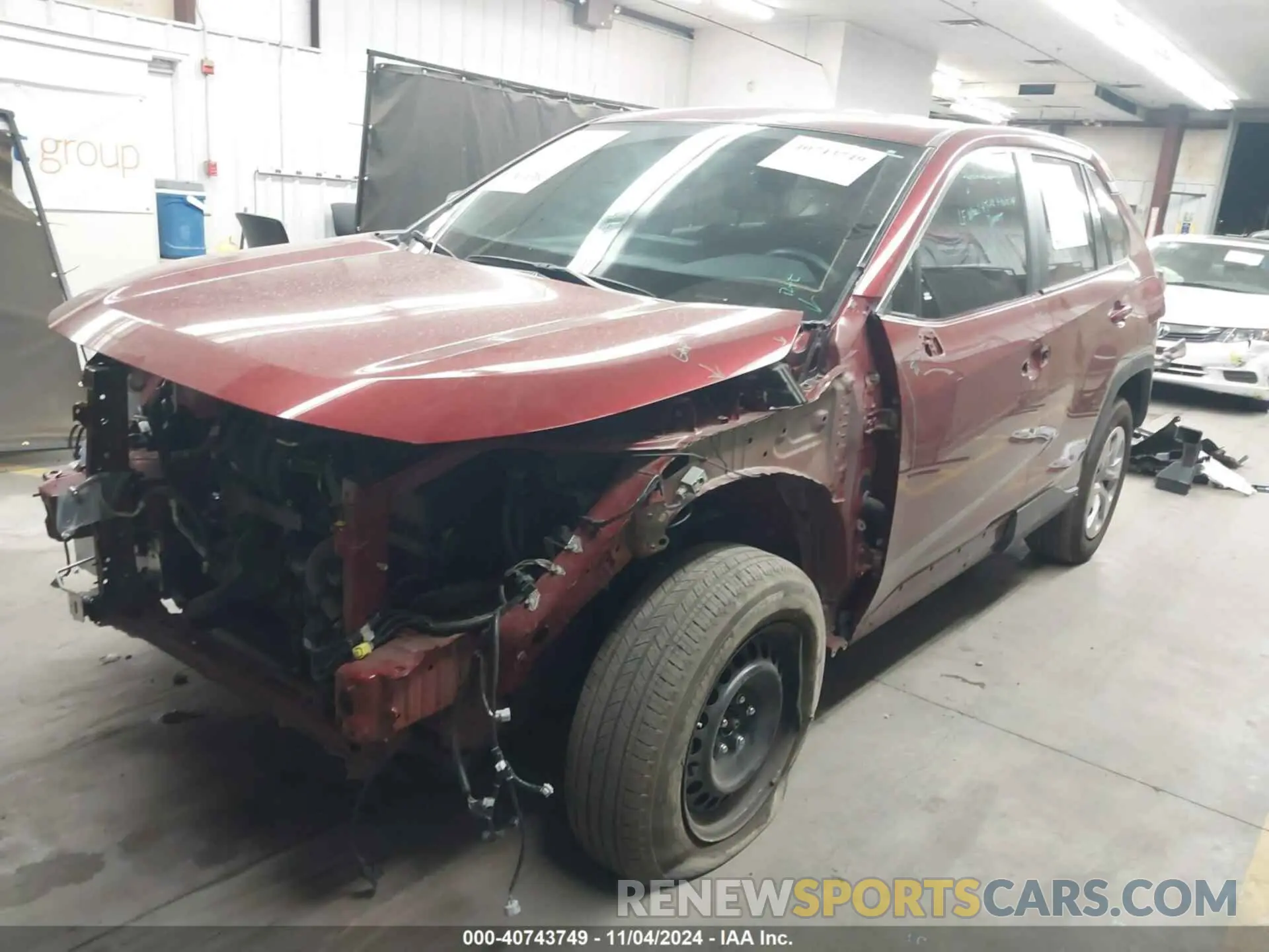 2 Photograph of a damaged car 2T3H1RFVXPW246356 TOYOTA RAV4 2023