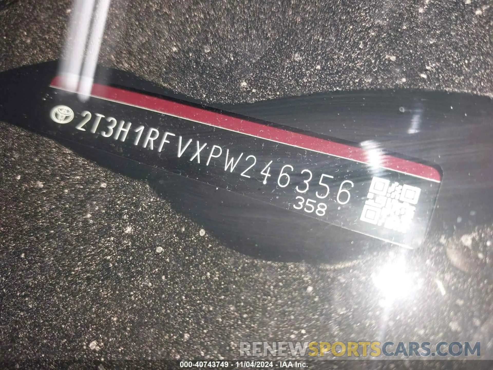 9 Photograph of a damaged car 2T3H1RFVXPW246356 TOYOTA RAV4 2023