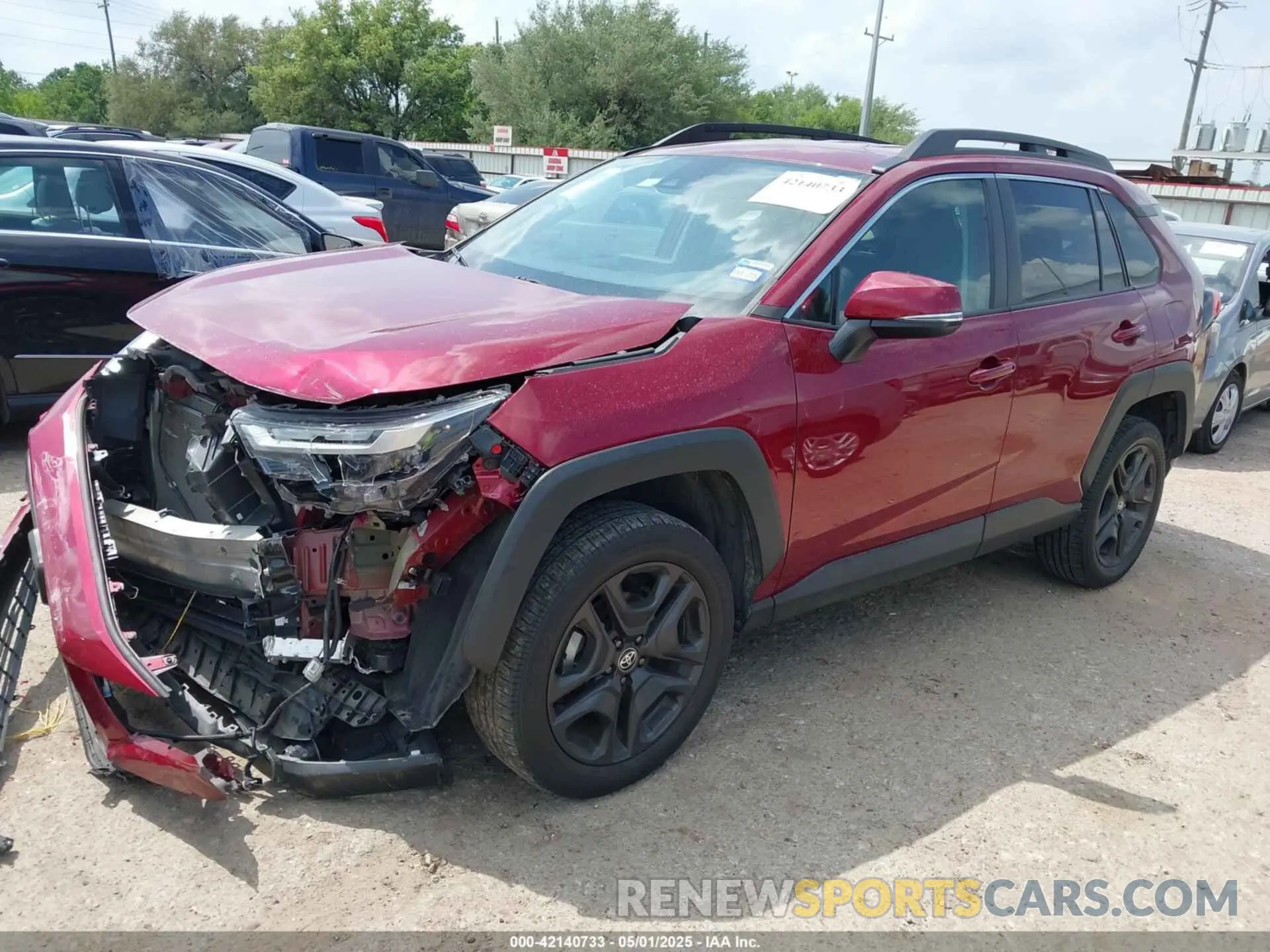 2 Photograph of a damaged car 2T3J1RFV7PW364091 TOYOTA RAV4 2023