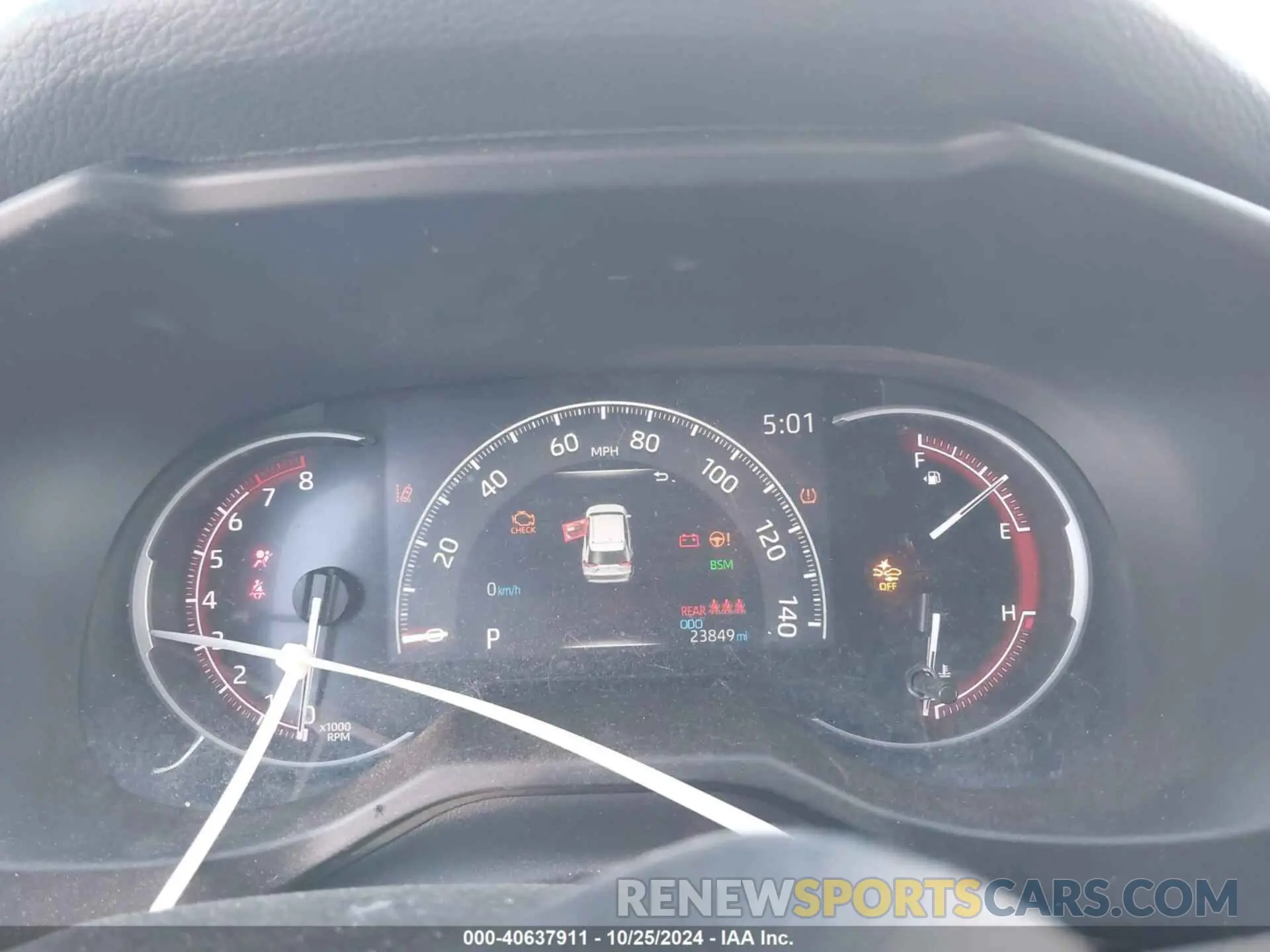7 Фотография поврежденного автомобиля 2T3K1RFV0PW259235 TOYOTA RAV4 2023
