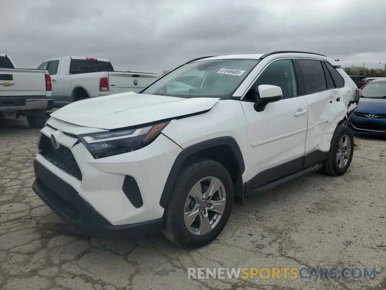 1 Фотография поврежденного автомобиля 2T3P1RFV1PC371193 TOYOTA RAV4 2023