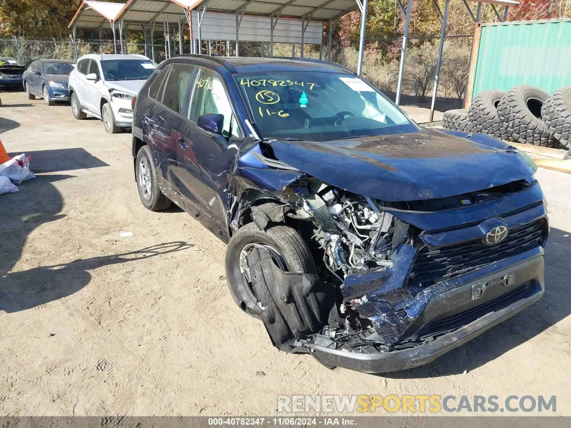 1 Photograph of a damaged car 2T3P1RFV3PW393310 TOYOTA RAV4 2023