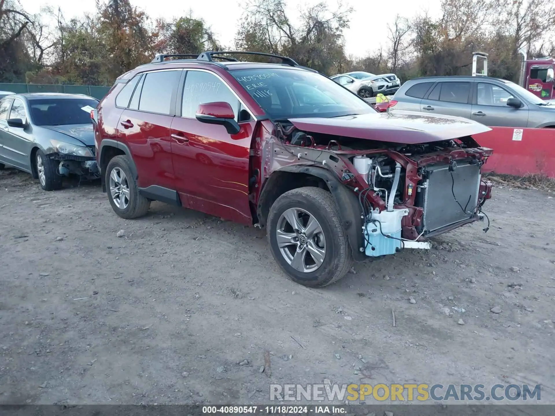 1 Photograph of a damaged car 2T3P1RFV4PW342303 TOYOTA RAV4 2023