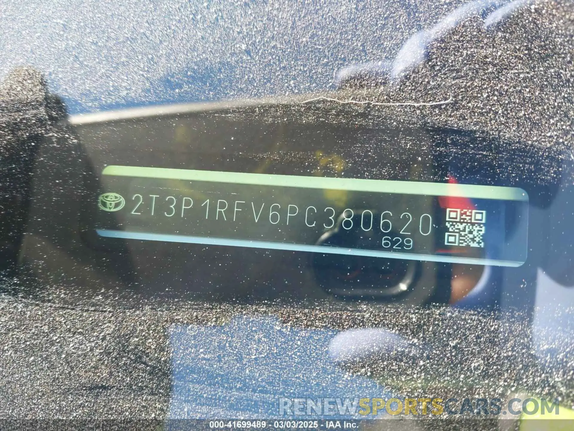 9 Photograph of a damaged car 2T3P1RFV6PC380620 TOYOTA RAV4 2023