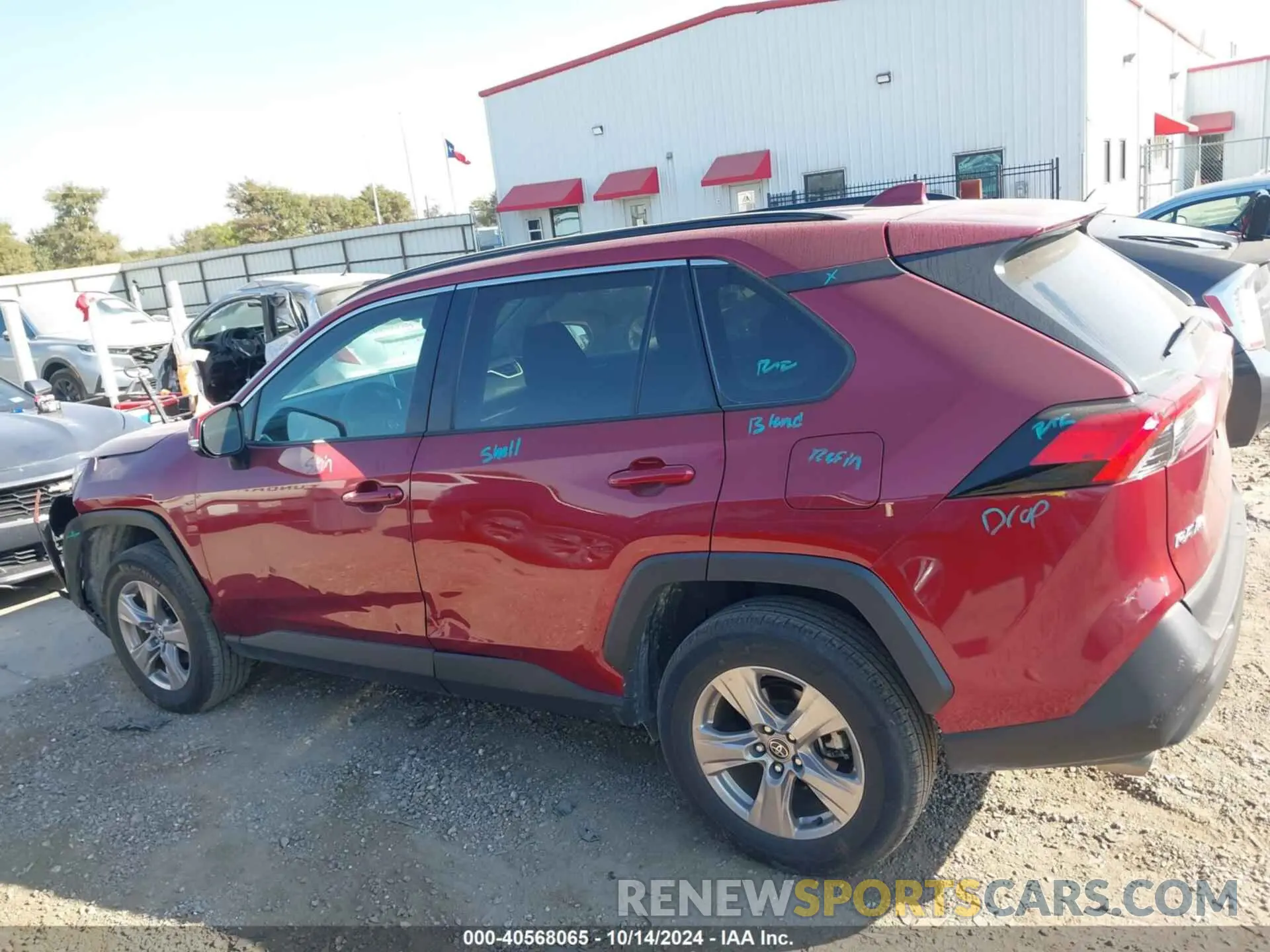 14 Фотография поврежденного автомобиля 2T3P1RFV7PW377210 TOYOTA RAV4 2023