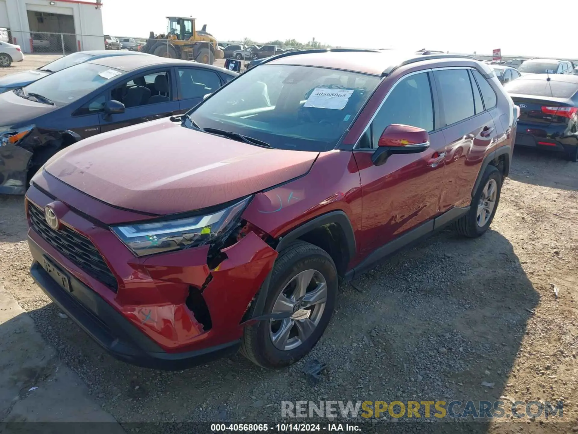 2 Фотография поврежденного автомобиля 2T3P1RFV7PW377210 TOYOTA RAV4 2023