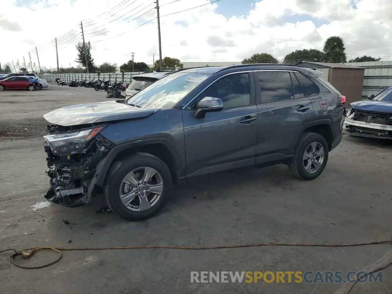 1 Photograph of a damaged car 2T3W1RFV0PW239875 TOYOTA RAV4 2023