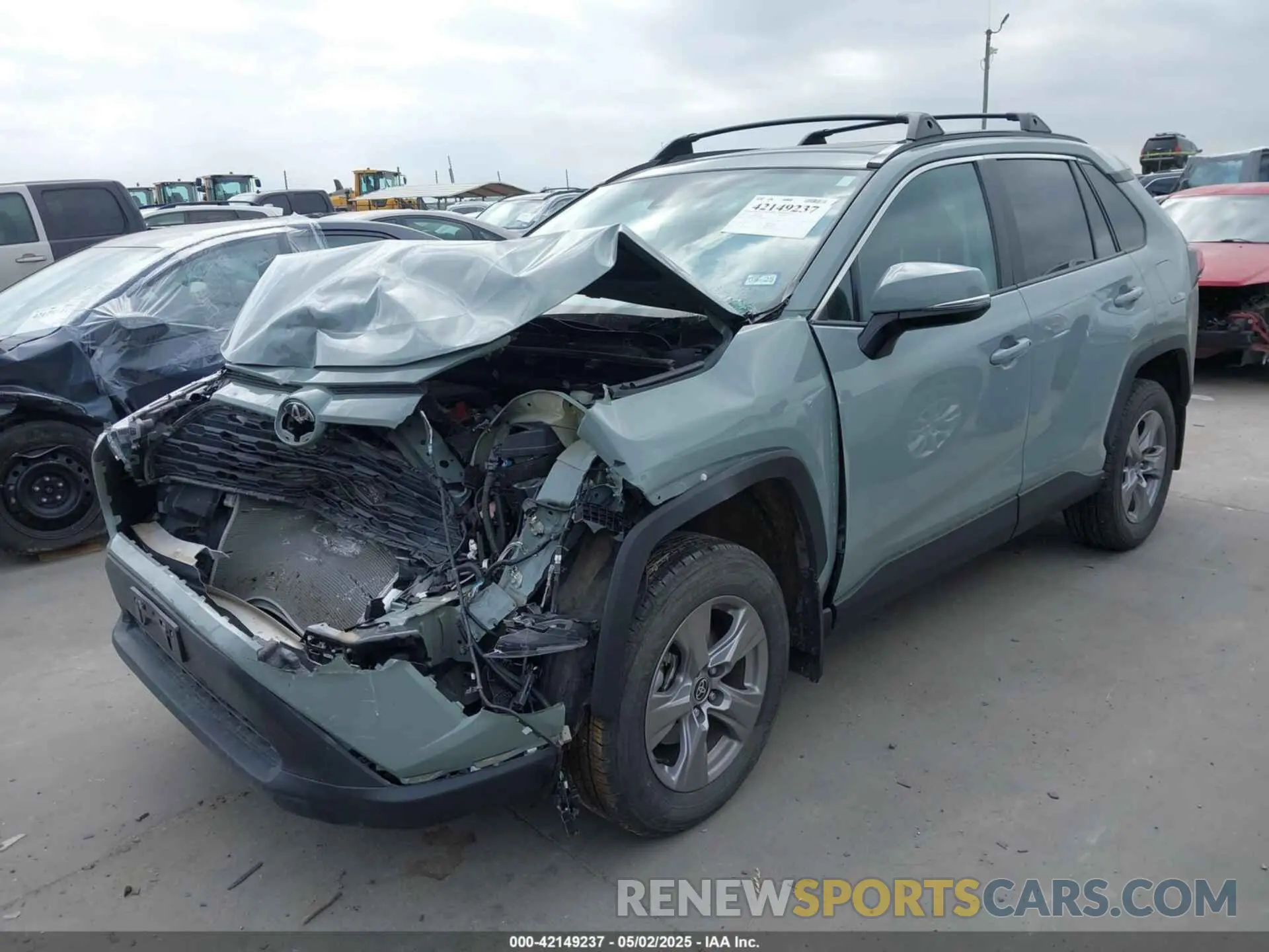 2 Photograph of a damaged car 2T3W1RFV0PW292575 TOYOTA RAV4 2023