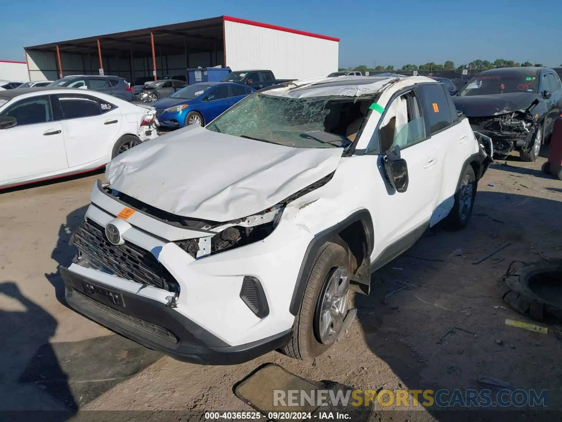 2 Photograph of a damaged car 2T3W1RFV0PW295847 TOYOTA RAV4 2023