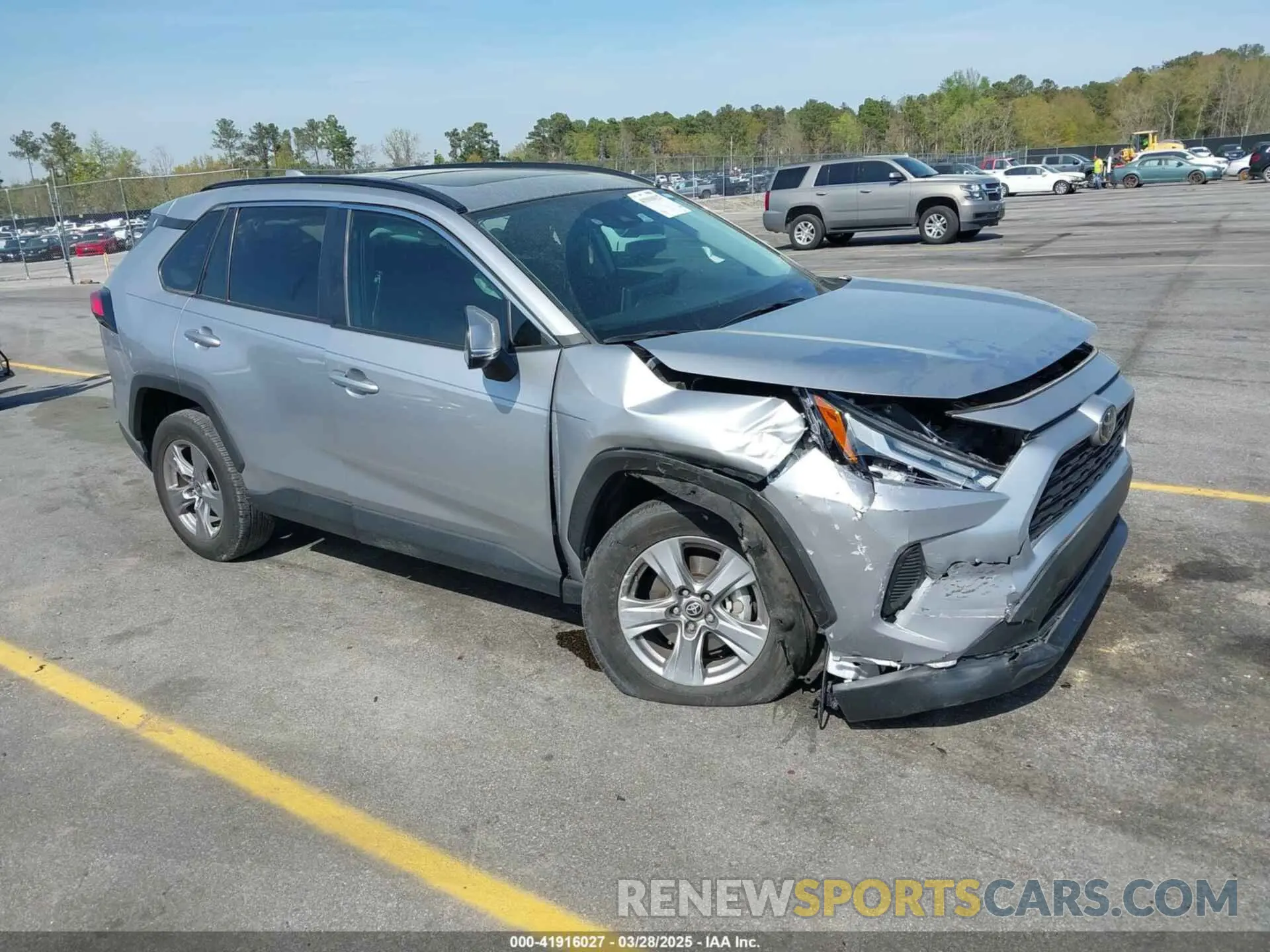 1 Photograph of a damaged car 2T3W1RFV2PC230208 TOYOTA RAV4 2023