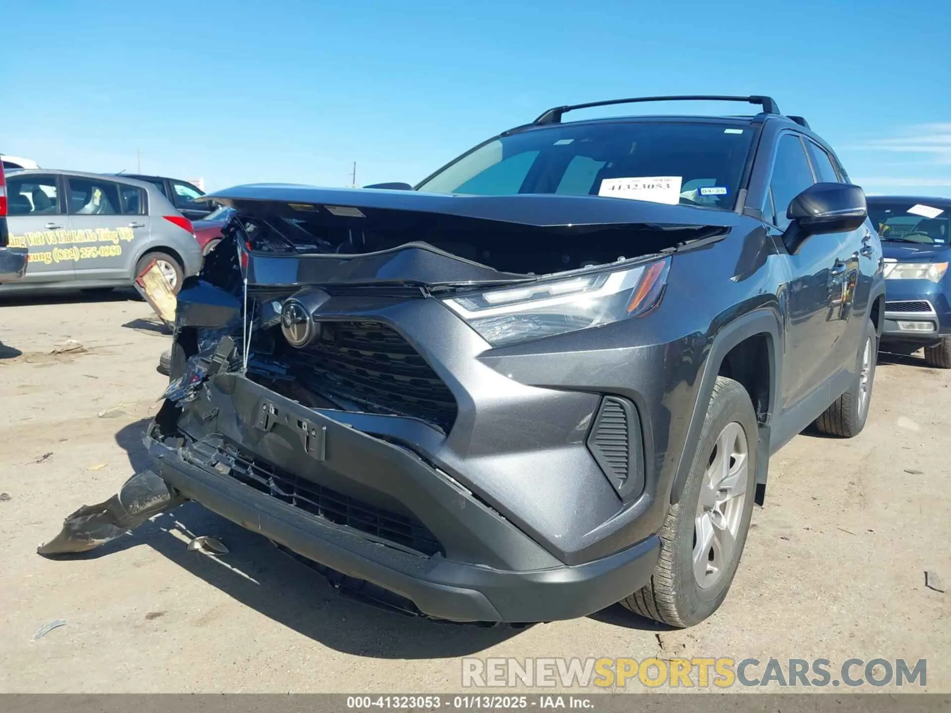 6 Photograph of a damaged car 2T3W1RFV5PC229635 TOYOTA RAV4 2023