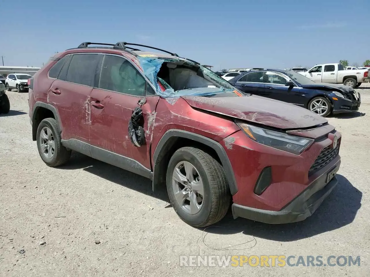 4 Фотография поврежденного автомобиля 2T3W1RFV8PW293943 TOYOTA RAV4 2023