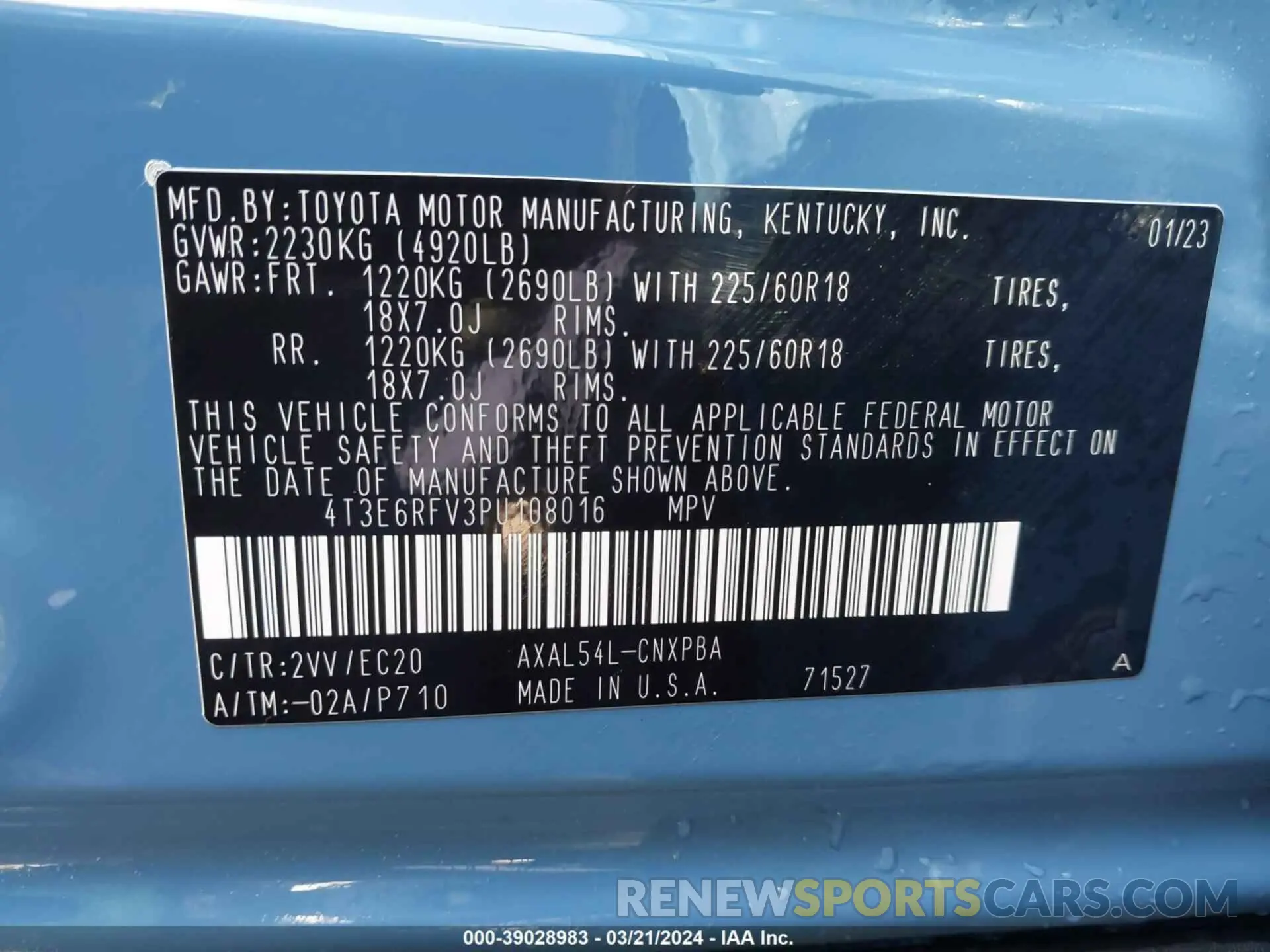 9 Фотография поврежденного автомобиля 4T3E6RFV3PU108016 TOYOTA RAV4 2023