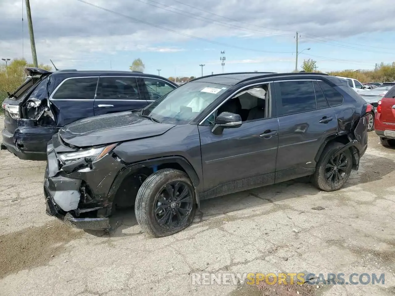 1 Photograph of a damaged car 4T3E6RFV7PU123943 TOYOTA RAV4 2023