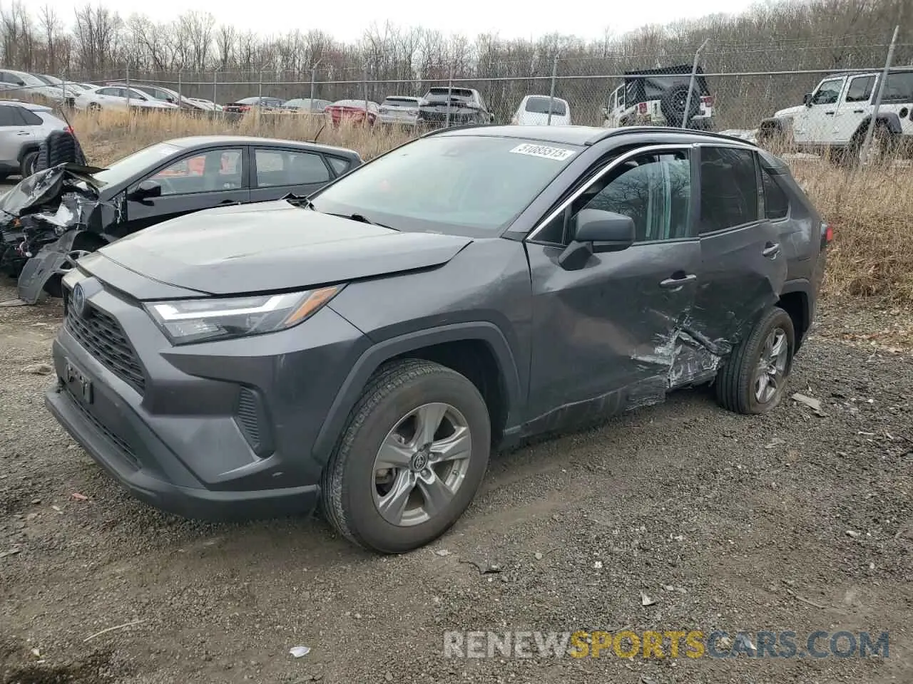 1 Photograph of a damaged car 4T3LWRFV1PU106501 TOYOTA RAV4 2023