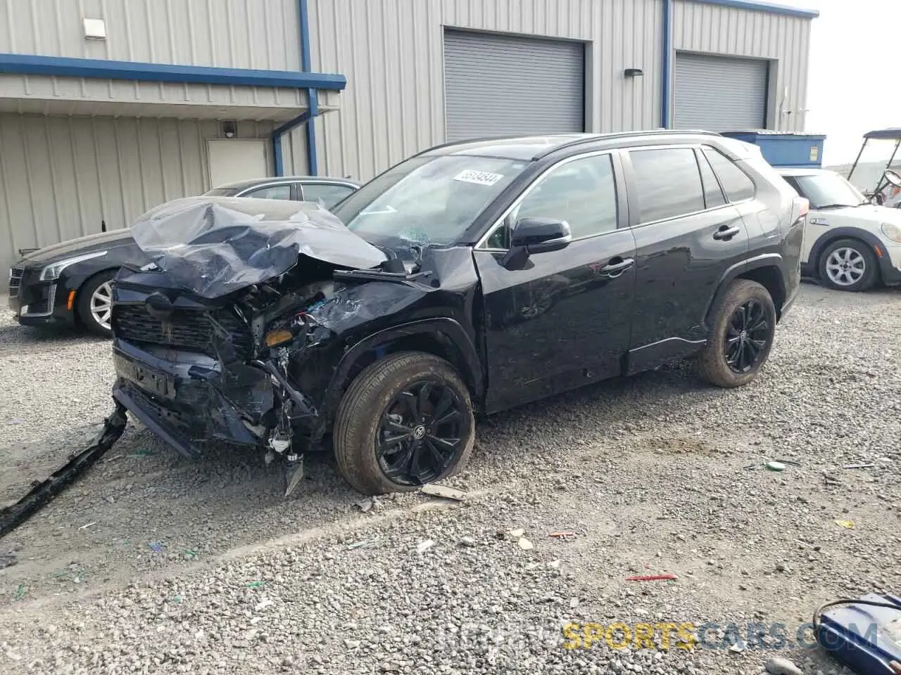 1 Photograph of a damaged car 4T3T6RFV3PU130735 TOYOTA RAV4 2023