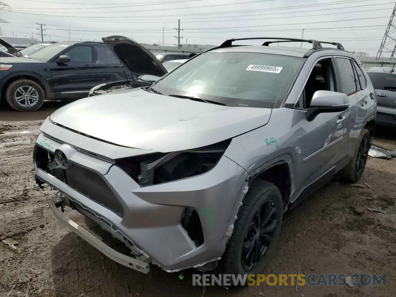 1 Photograph of a damaged car 4T3T6RFV6PU111919 TOYOTA RAV4 2023