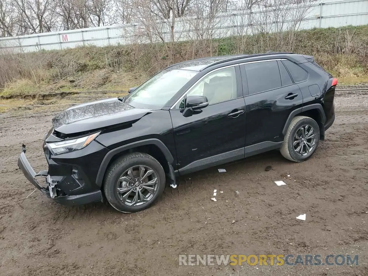 1 Photograph of a damaged car JTMB6RFV5PD097262 TOYOTA RAV4 2023
