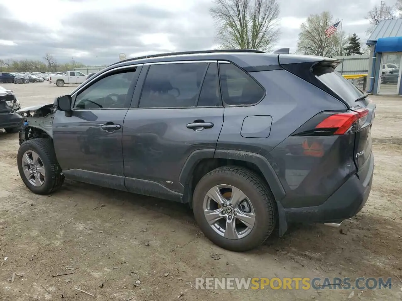 2 Фотография поврежденного автомобиля JTMLWRFV2PD193290 TOYOTA RAV4 2023