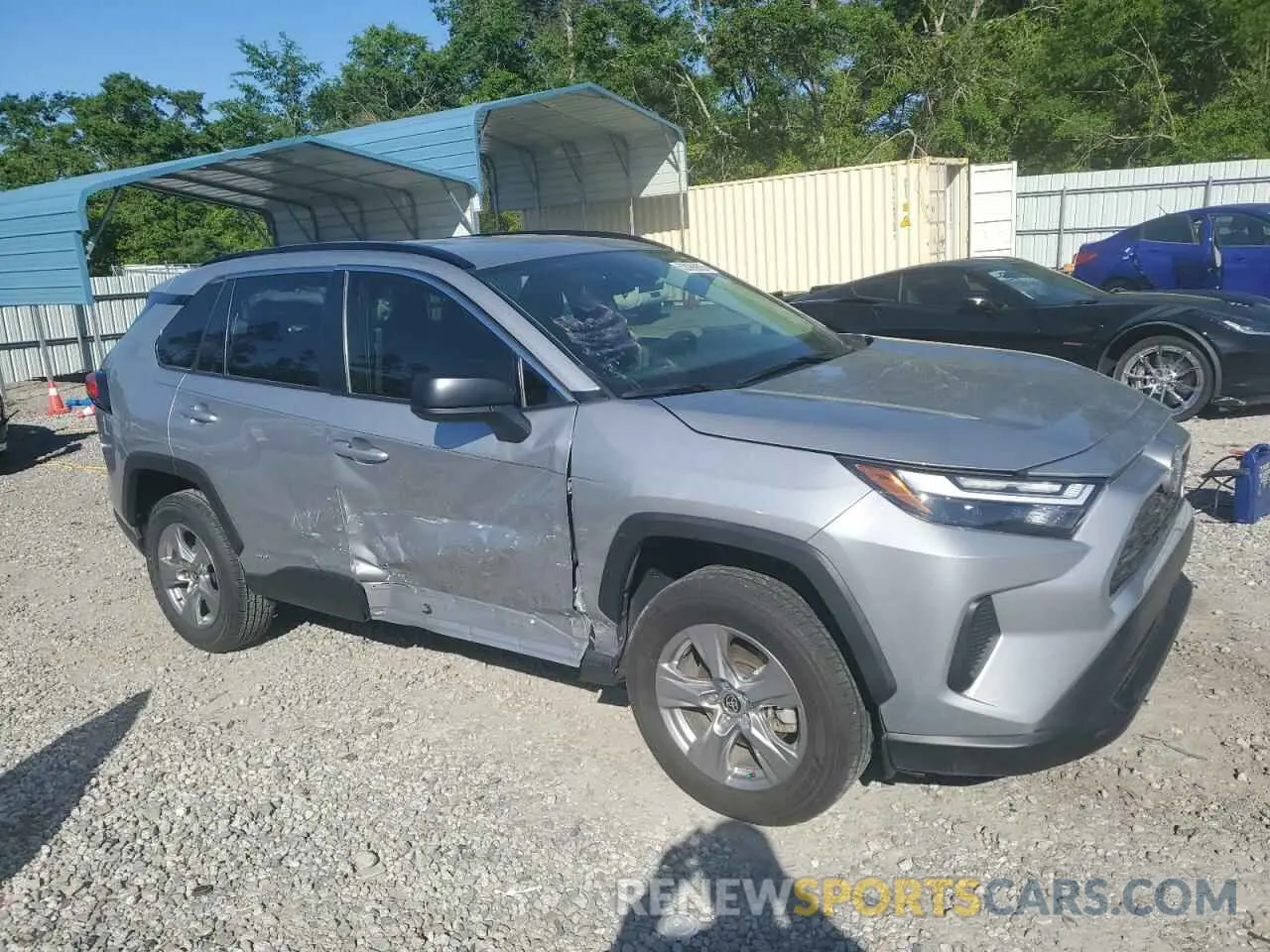 4 Фотография поврежденного автомобиля JTMLWRFVXPD207145 TOYOTA RAV4 2023