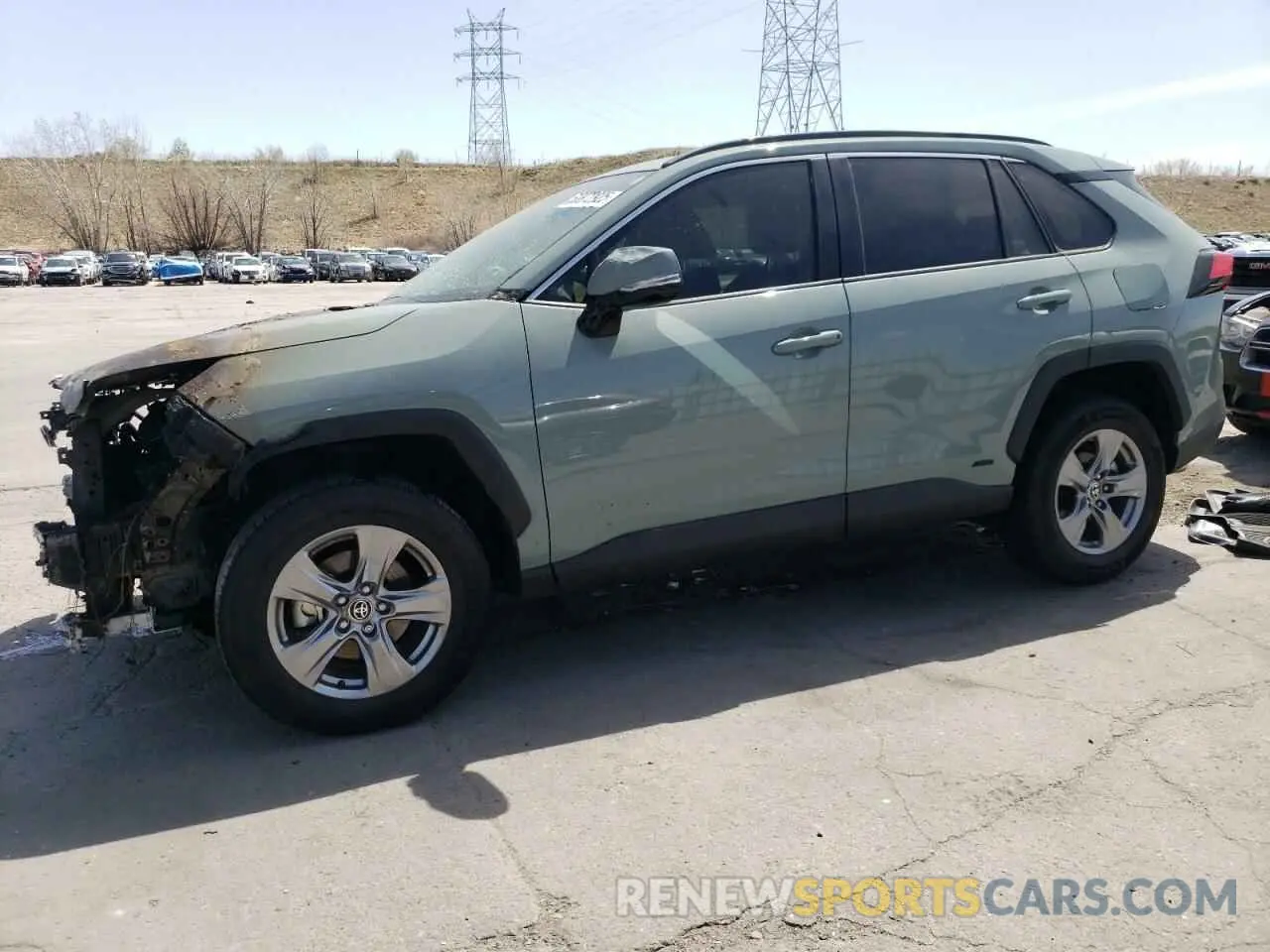 1 Photograph of a damaged car JTMRWRFV1PD171808 TOYOTA RAV4 2023