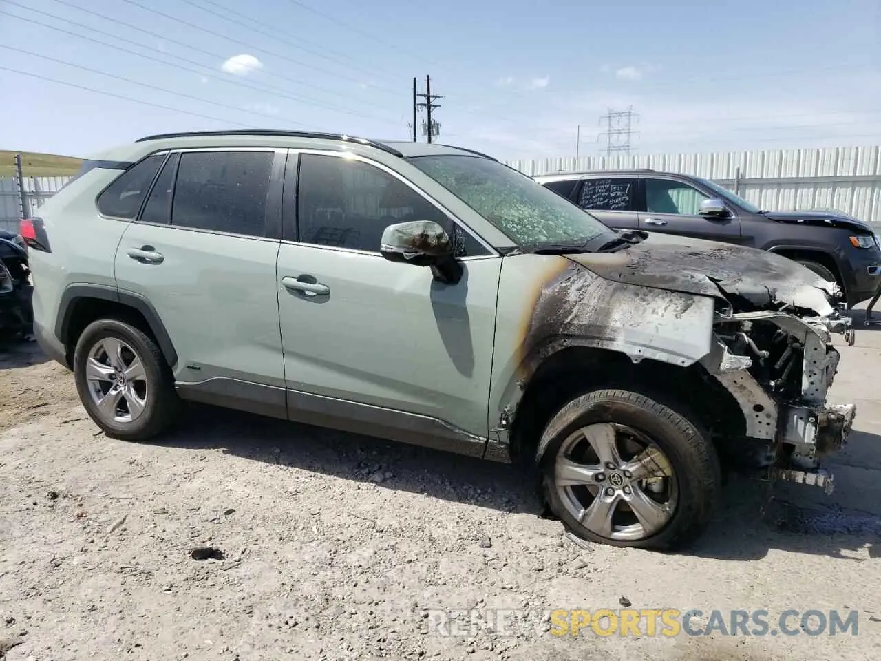 4 Photograph of a damaged car JTMRWRFV1PD171808 TOYOTA RAV4 2023