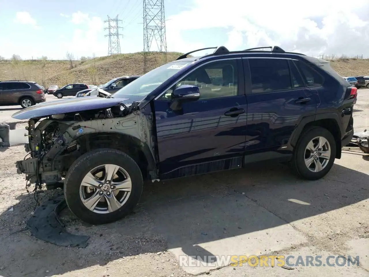 1 Photograph of a damaged car JTMRWRFV2PD194465 TOYOTA RAV4 2023